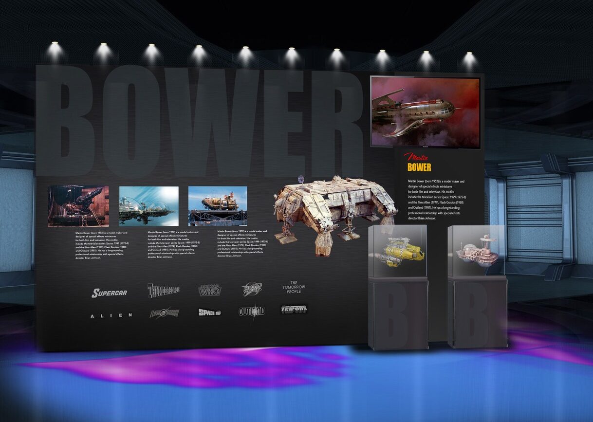 Bower featured model maker at Sci-Fi Encounters Touring Exhibition