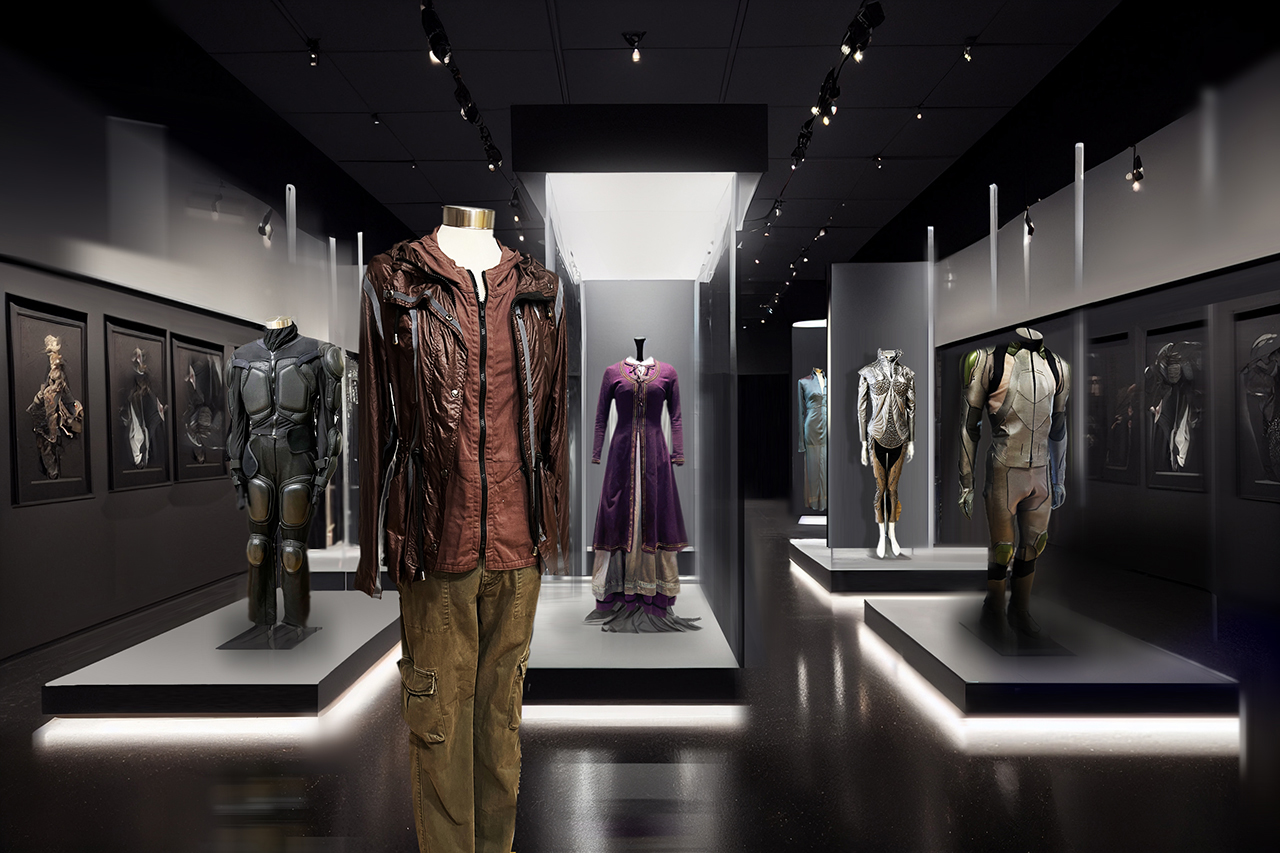 Movie costume visual display from Touring exhibition from the Movie Magic